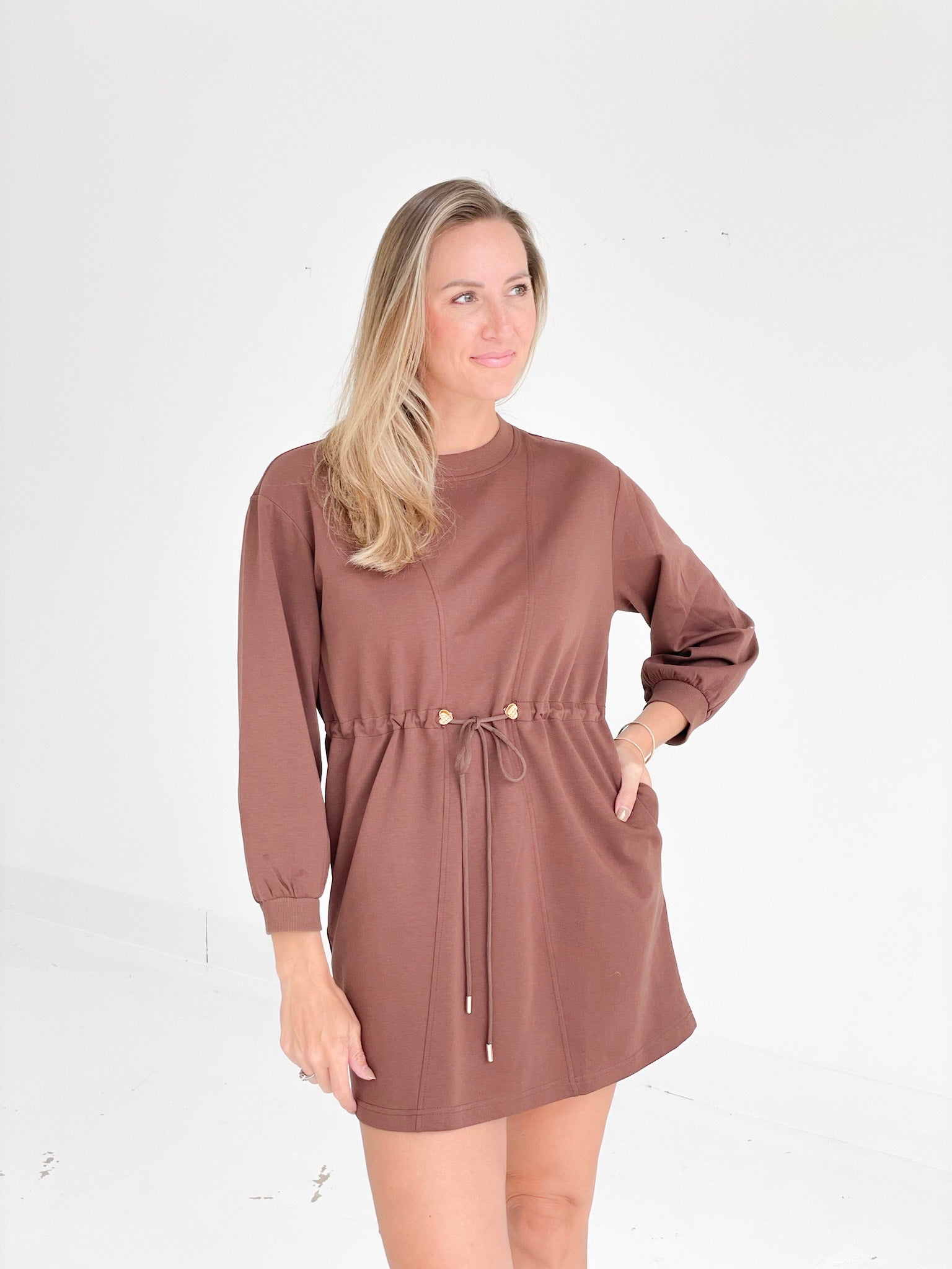 Mangold Mini Dress - Espresso