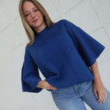 Belles Dowry Sweater - Classic Blue
