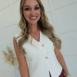 After Hours Top - Ivory