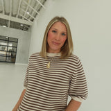 Choosey Sweater Top - Cream
