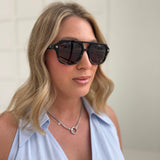 Sydney - Black Mineral/Brown Lens