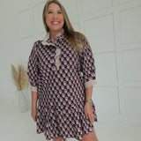 Breakers Floral Dress - Brown