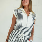Suns-Up Romper - Black