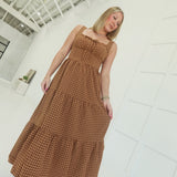 Dahlia Midi Dress - Khaki