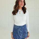 Functuay Denim Skort