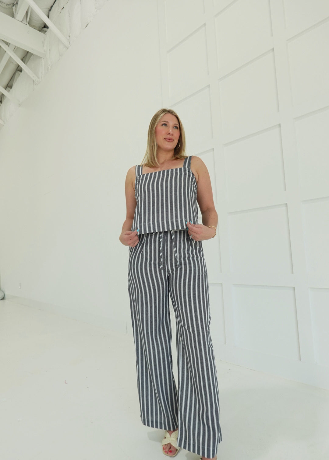 Kelso Linen Set - Navy