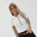 Claiborne Polo Top
