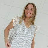 Ivy Top - Blue