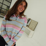 Sky High Polo Sweater