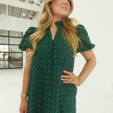Lenora Midi Dress - Hunter