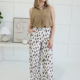 Nance Leopard Print Pants