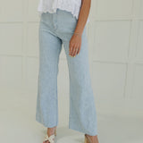 Jessibell Stitched Pants - Lt Denim