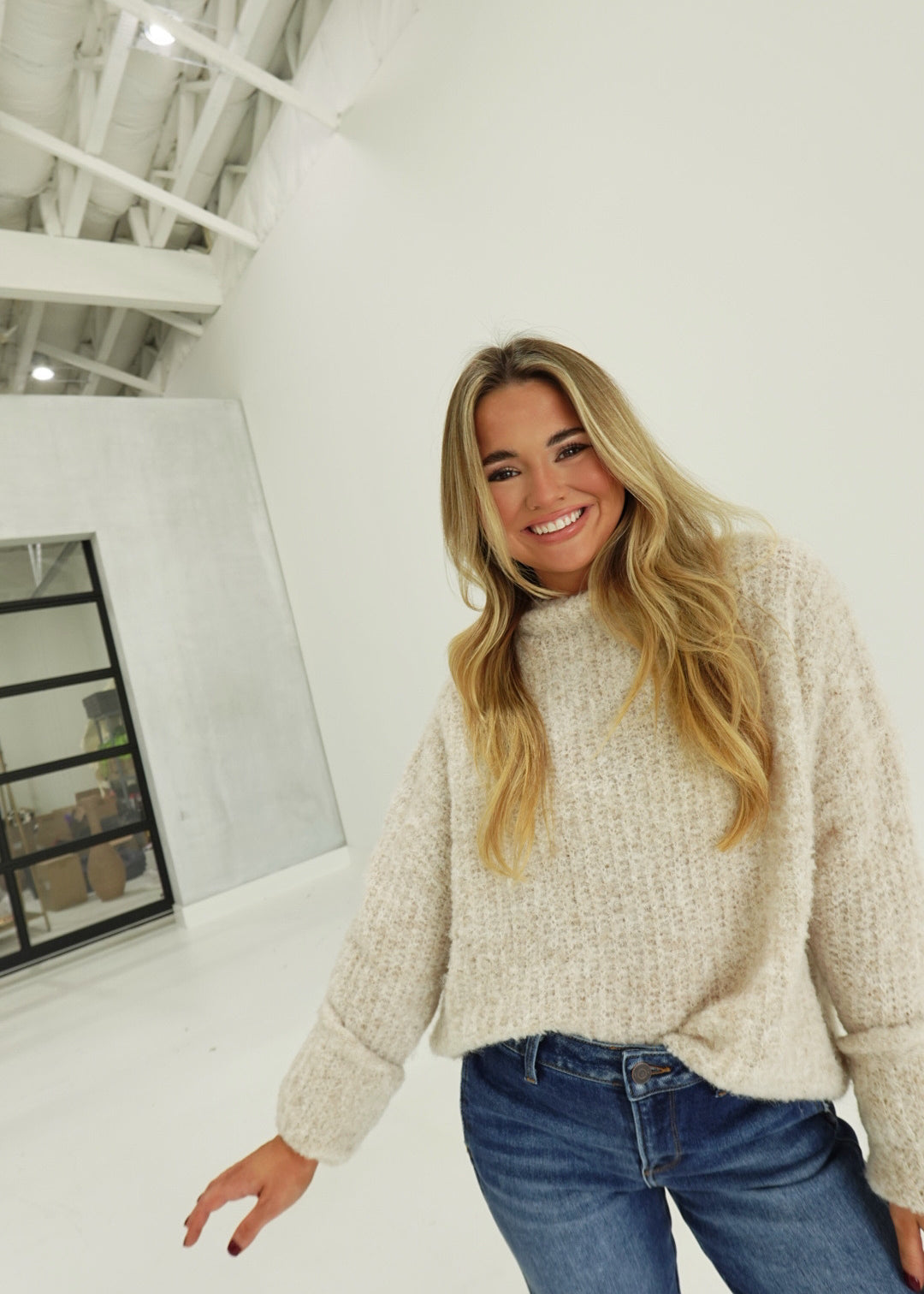 Winter's Classic Sweater - Oat