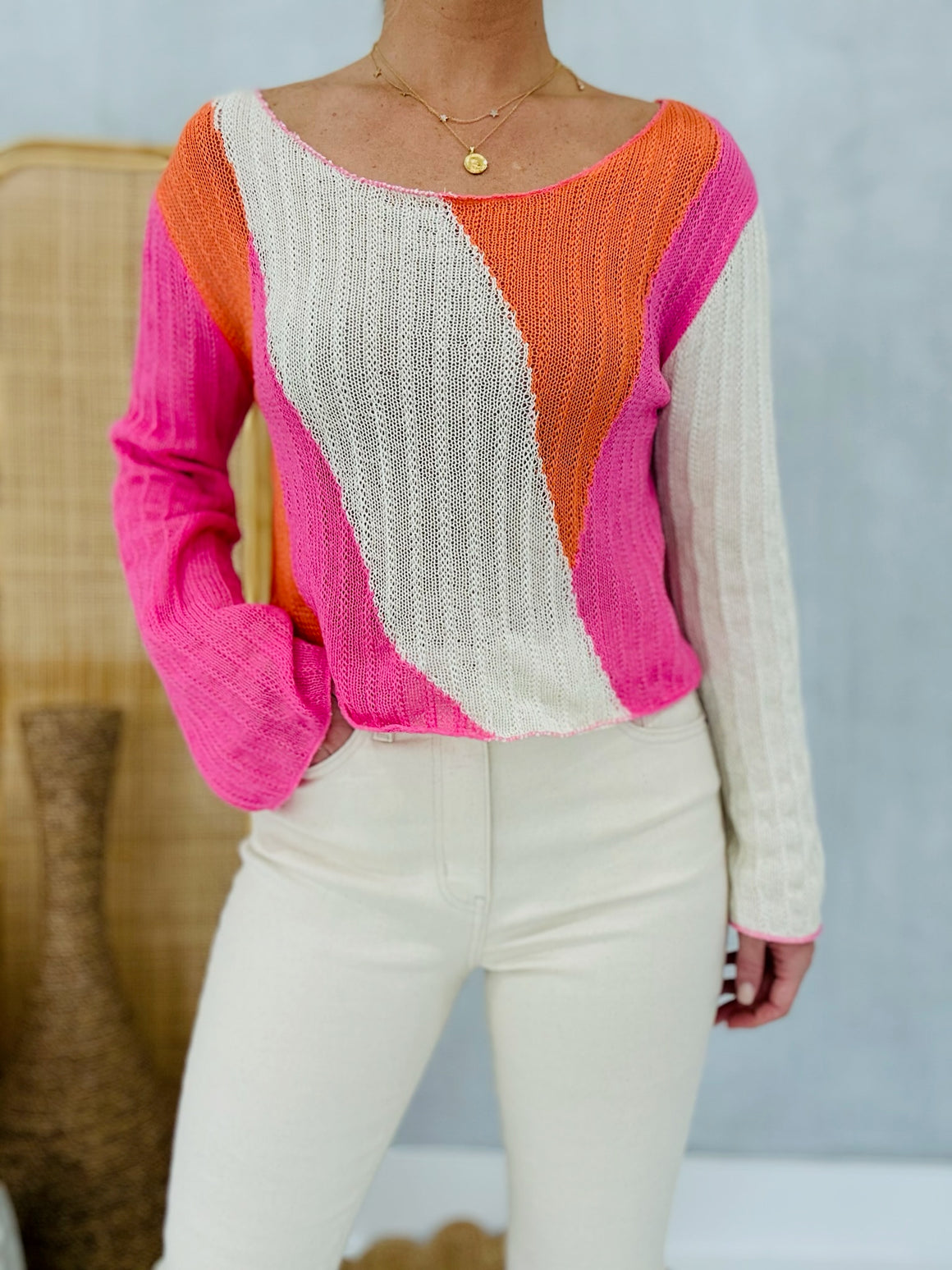 Sight To See Cropped Sweater