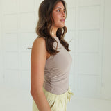 Stay Meshy Bodysuit - Taupe