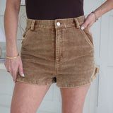 The Quarter Shorts - Camel