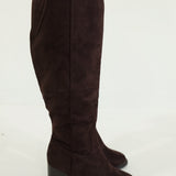 Briar Knee-High Boot - Brown Suede