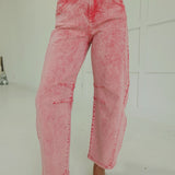 Done Deal Barrel Jeans - Taffy