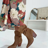 Aria Slouch Boot - Brown