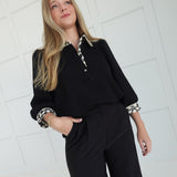 Timely Fashion Top - Black