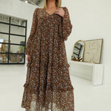 Flora Boho Midi Dress