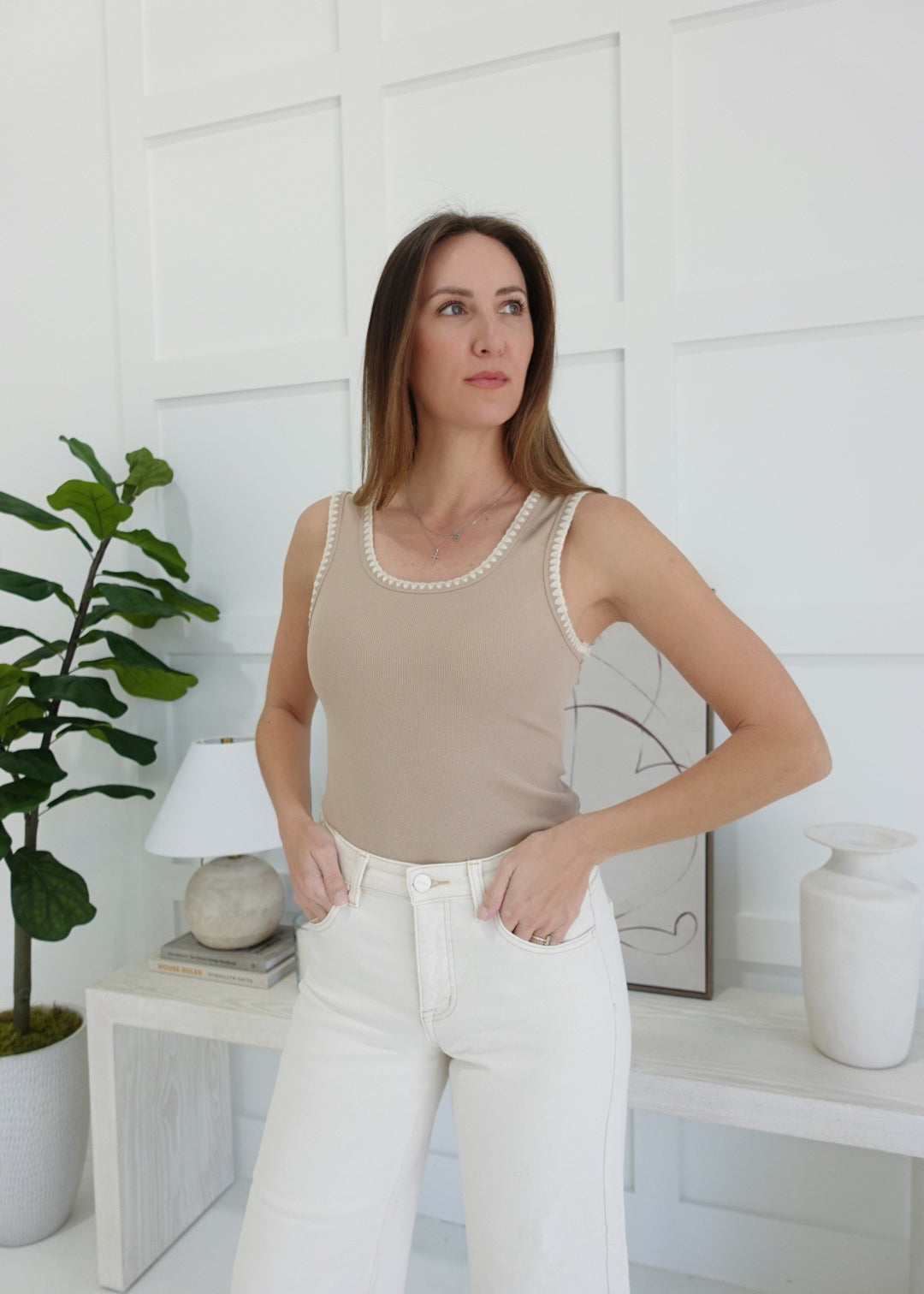 The Riff Bodysuit - Cream