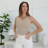 The Riff Bodysuit - Cream