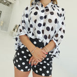 Olden Days Set - White Top/Black Short