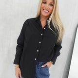 Janz Loose Fit Shirt - Black