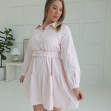 Beckoning Mini Dress - Lt Pink