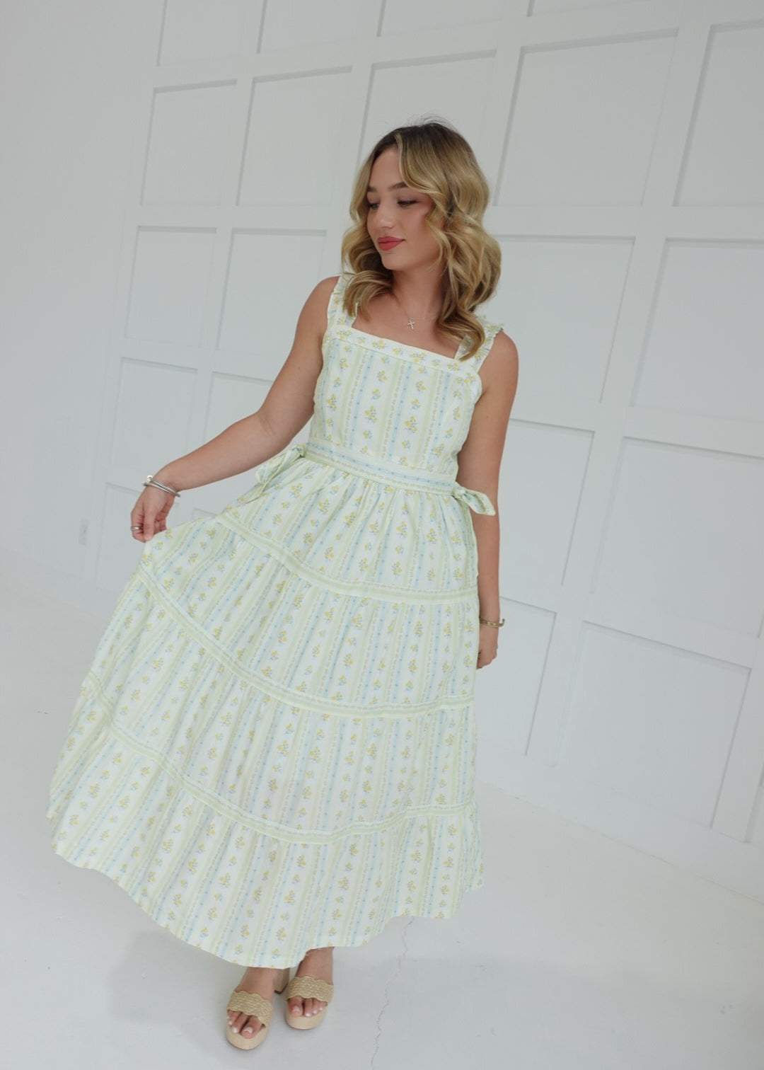 Locked Away Midi Dress