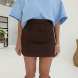 Seekers Suede Mini Skirt