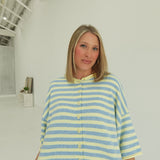 Nora Striped Cardi - Yellow