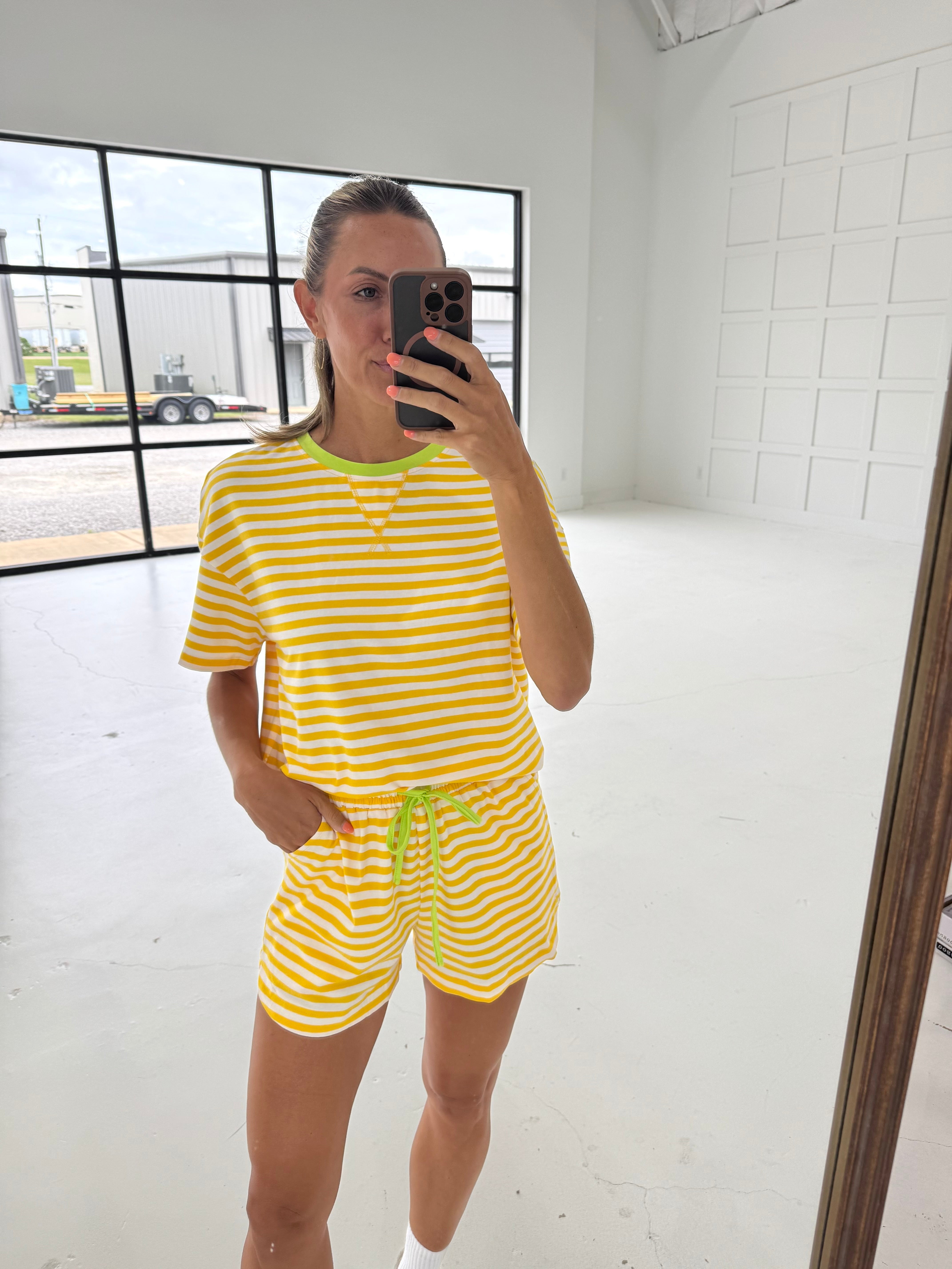 Sunglow Striped Set - Yellow