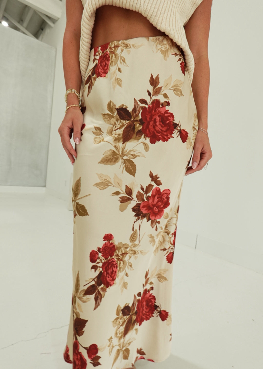 Adeline Satin Skirt