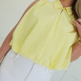 Penelope Bubble Top - Butter
