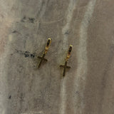 Dainty Cross Earrings