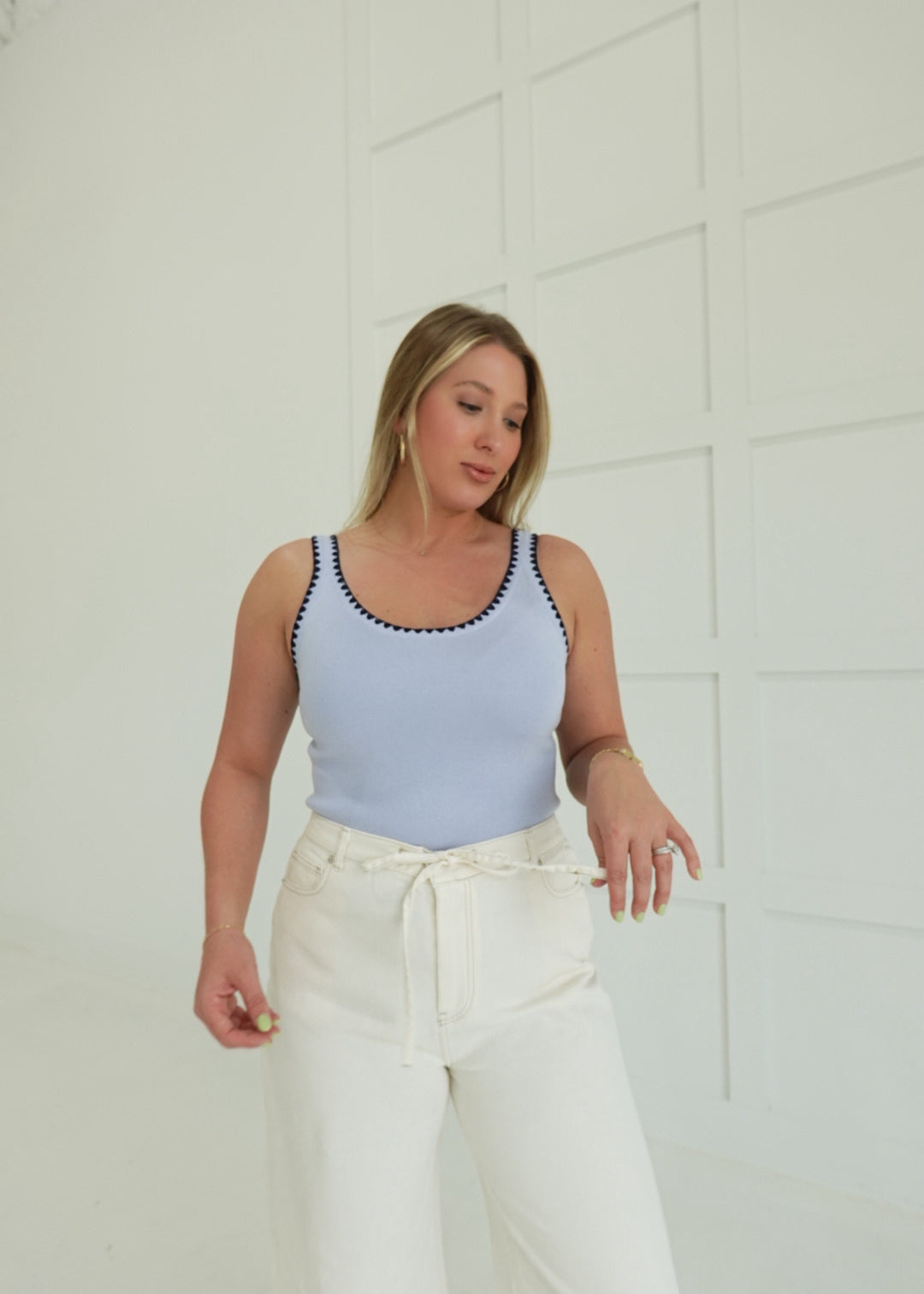 Ember Tank Top - Blue/Navy