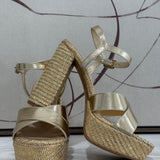 CeCe Platform Heel - Gold