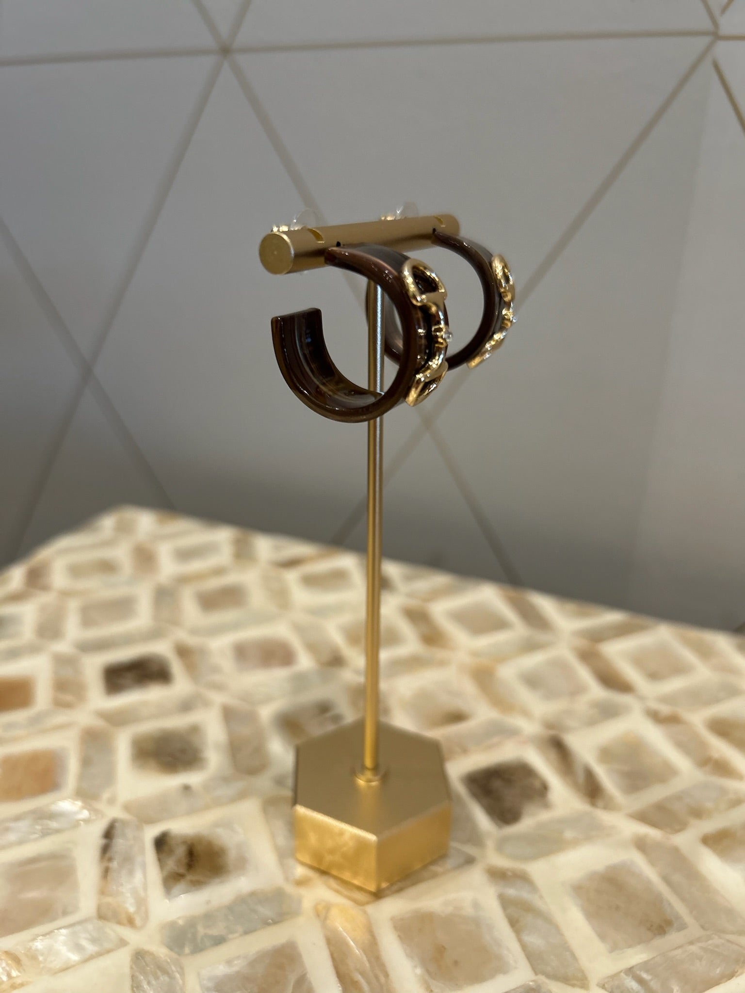 Horsebit Resin Hoops