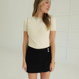 Twilly Mini Skort - Black