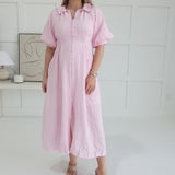 Forget Me Not Midi Dress - Pink