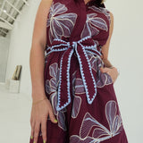 Titus Mini Dress - Wine