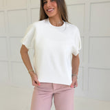 Amareta Sweater Top - Ivory
