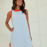 Taylor Textured Dress - Blue