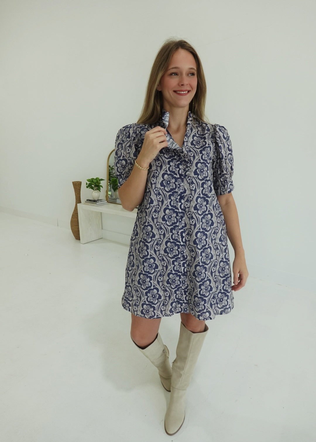 Doodle Dru Mini Dress - Midnight