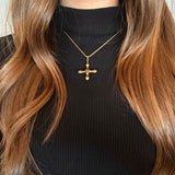 Elevated Cross Necklace