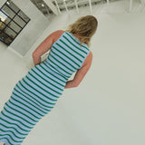 Underestimated Midi Dress - Blue/Green