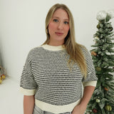Janie Contrast Sweater