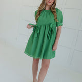 My Downfall Mini Dress - Green